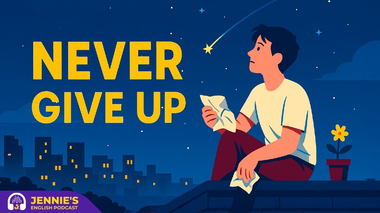 Never Give Up On Yourself | English & Chill with Jennie | English Podcast