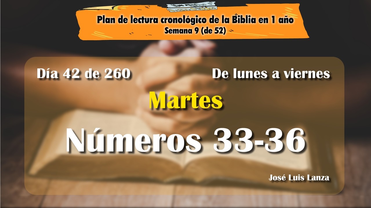 Día 042 / 260 - Plan de lectura cronológico de la Biblia en 1 año / NTV