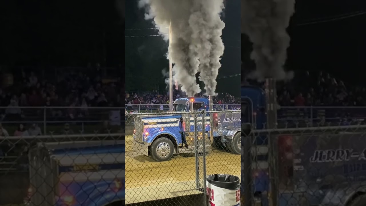 &ldquo;Jerry-Atricks&rdquo; the Super Semi #truck #truckpulling #diesel #semi