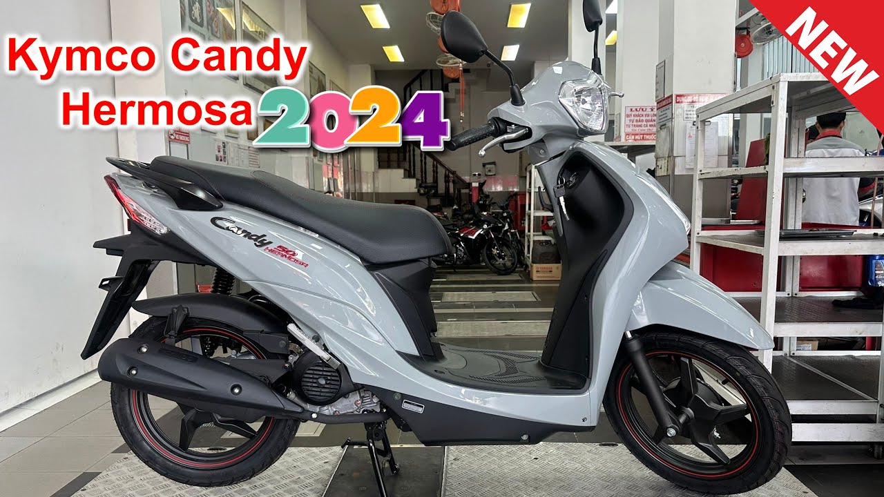 Pha Vo | Báo Giá và Ráp Mới Kymco Candy Hermosa 50cc Xám Xi Măng 2024