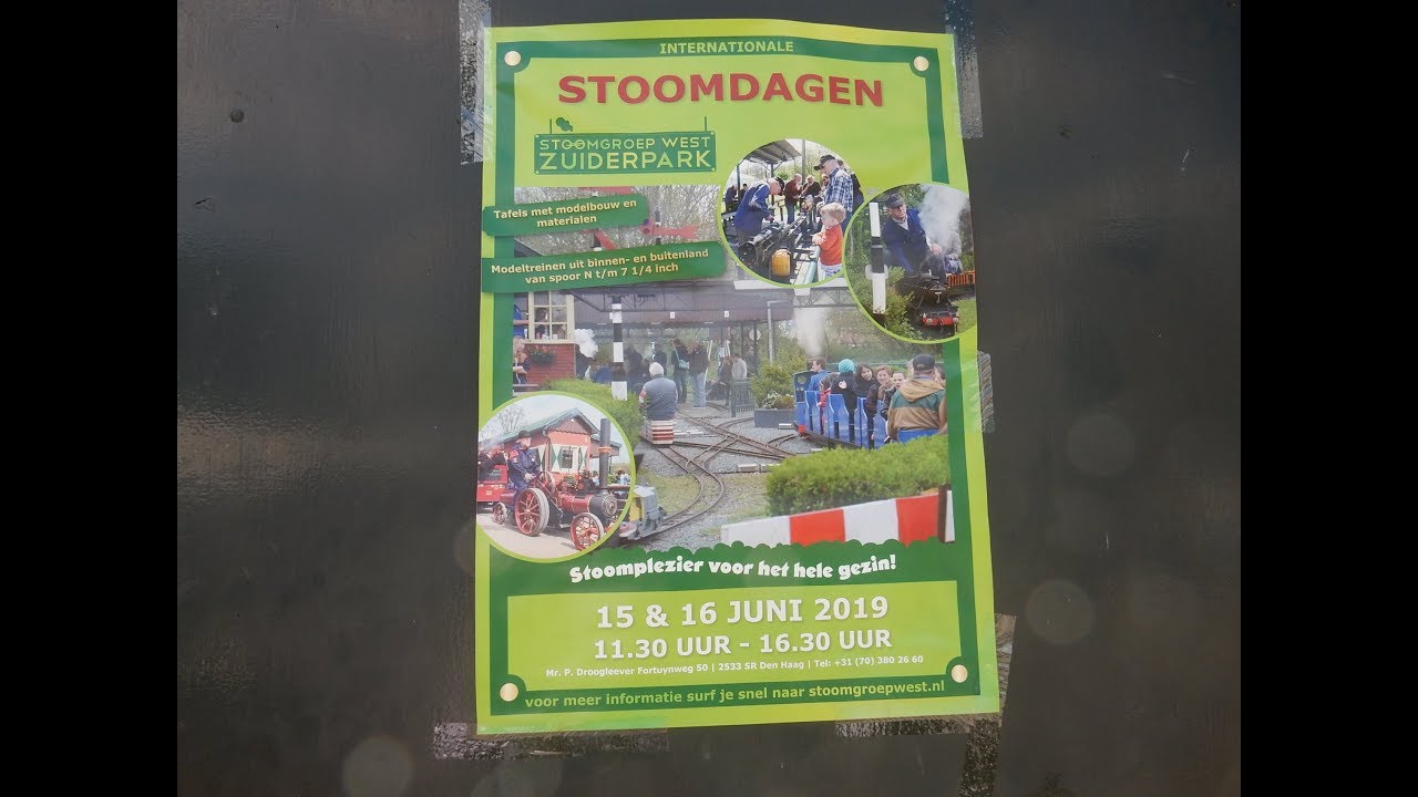 2019-07-16 Den Haag Zuiderpark Stoomgroep West Internationale Stoomdagen 2/3 een paar treinen 1/2
