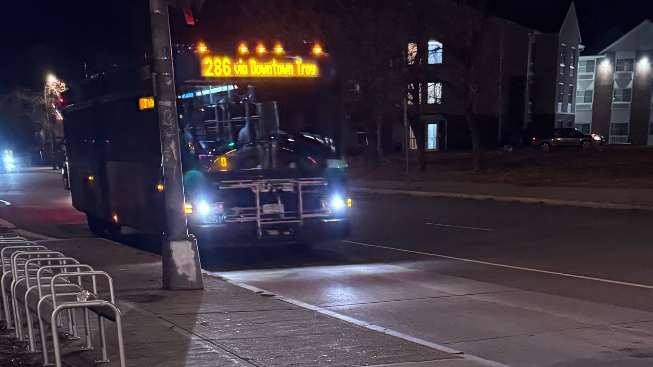 On board gillig bus 4261 full ride on route 286 