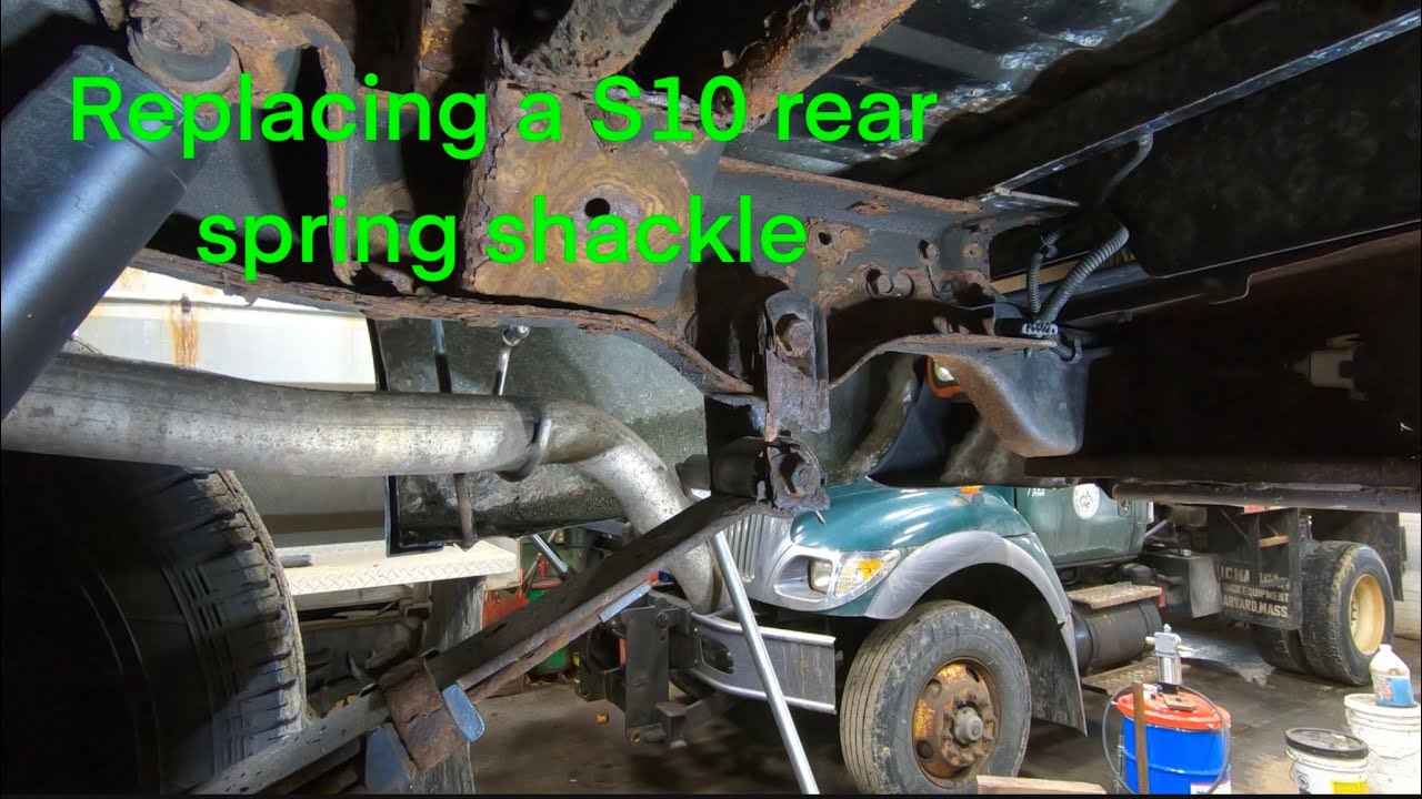 Replacing rear spring shackles on a 2001 Chevy S10