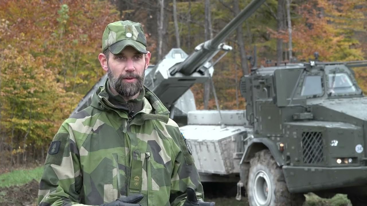 Swedish Armed Forces Demostrates its Archer Artillery System to U.S Troops