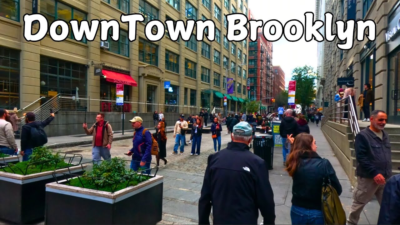 Downtown Brooklyn ASMR Walking Tour New York City 🚶‍♂️