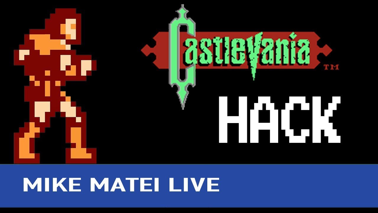 Castlevania 1 Hack "Horror of Dracula" - Mike Matei Live