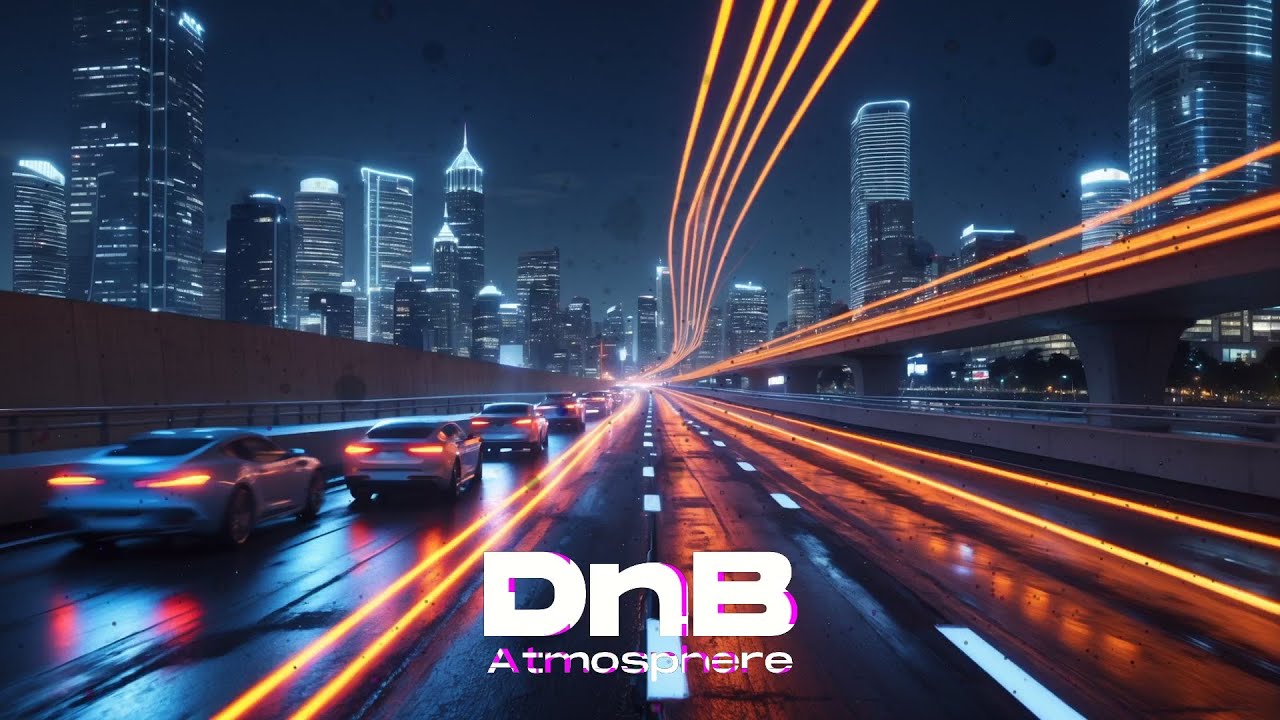 🌃 Night Highway Drive: 2 Hours of Smooth Liquid Drum and Bass Mix 🏎️✨