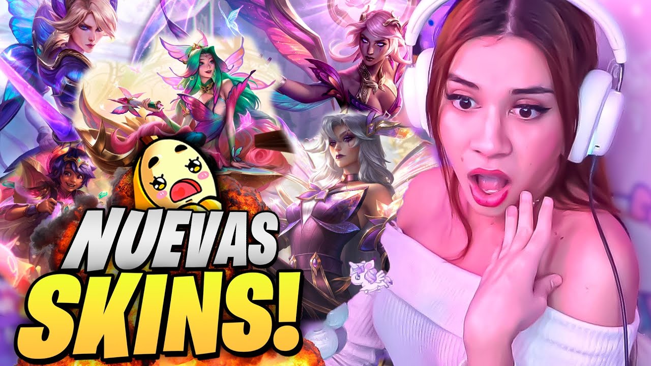 REACCIONO A LAS NUEVAS SKINS 😍 hadas etéreas 🧚‍♀️ - Crystal Molly