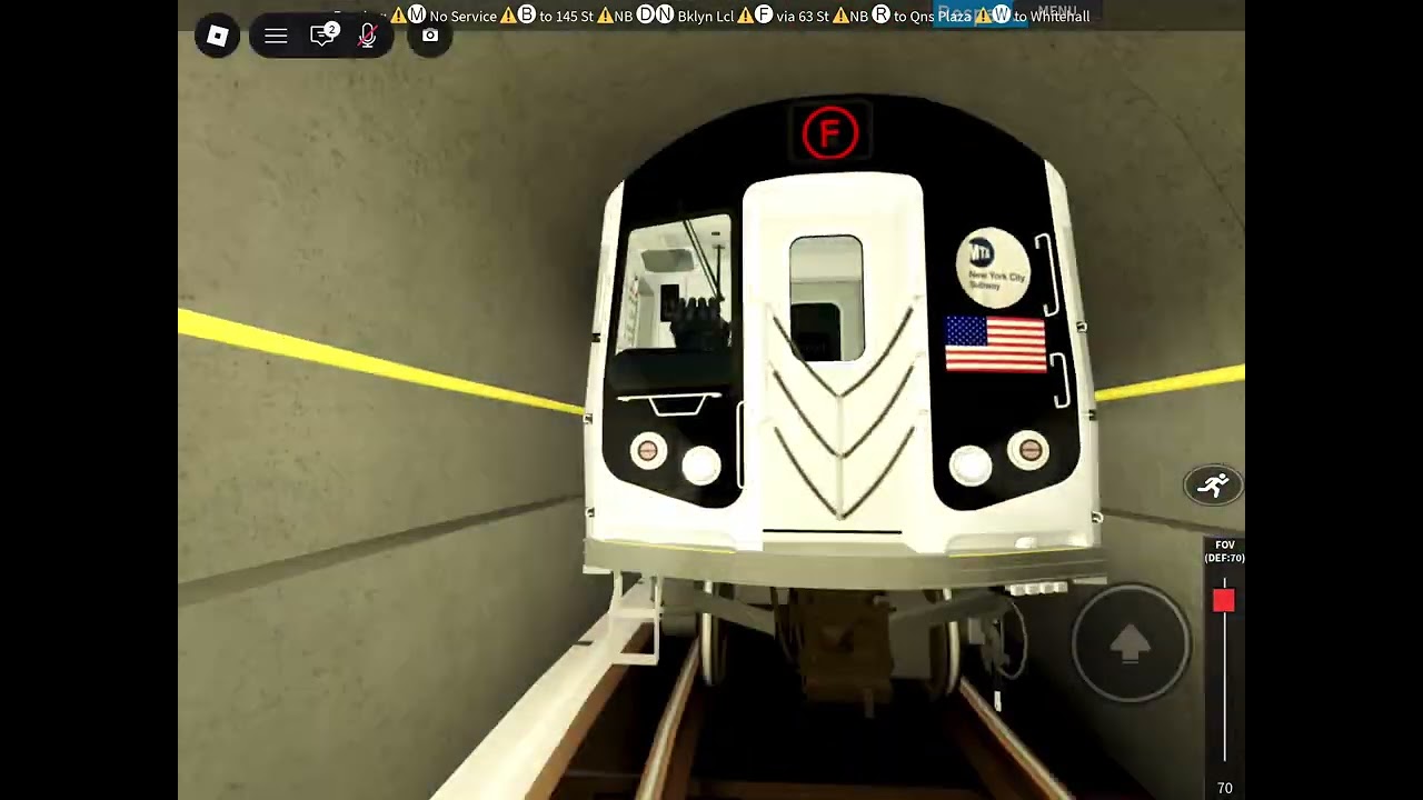 R143 F Train In MTAoR (Admin Run)