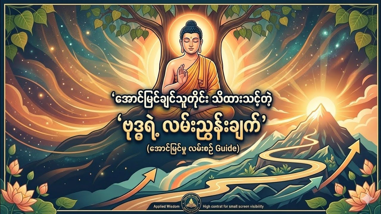 အောင်မြင်ချင်သူတိုင်း သိထားသင့်တဲ့ ဗုဒ္ဓရဲ့ လမ်းညွန်ချက်