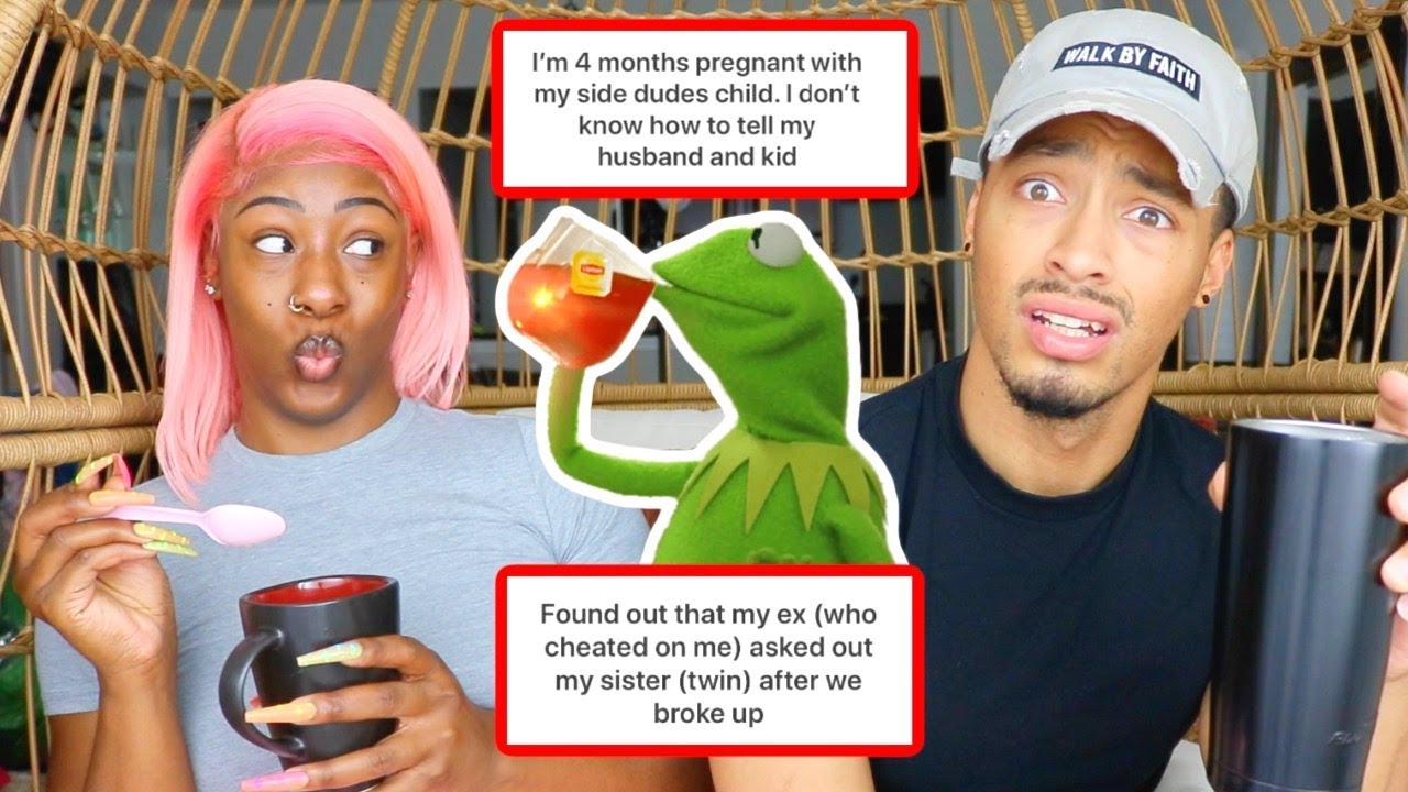 Reacting to Our Followers Secrets🐸☕️... the tea is HOT AF today😱!! // Tea Time Tuesday