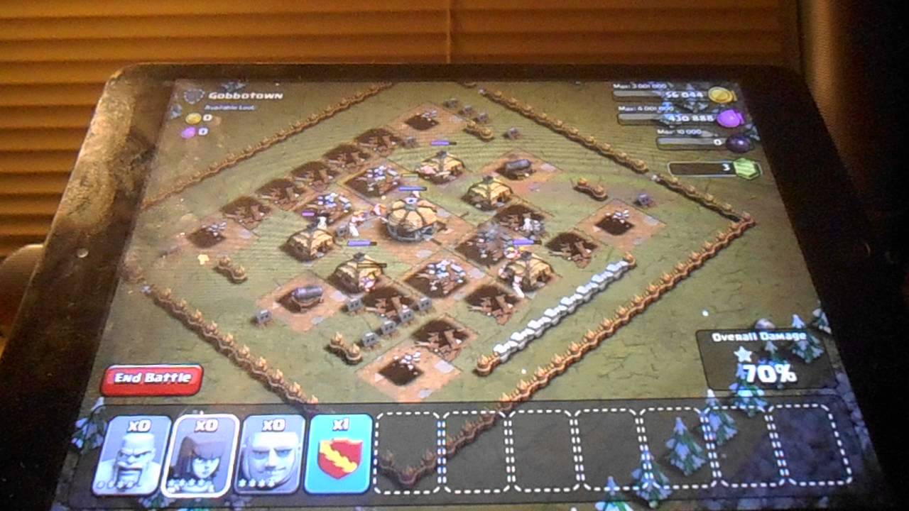 How to beat Gobbotown Clash of Clans Level 12