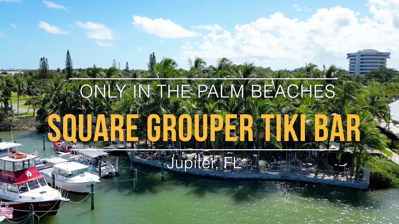 Square Grouper Tiki Bar | Only In The Palm Beaches 🧉