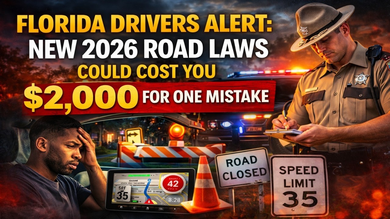 Florida Drivers Alert: New 2026 Road Laws Could Cost You $2,000 for One Mistake