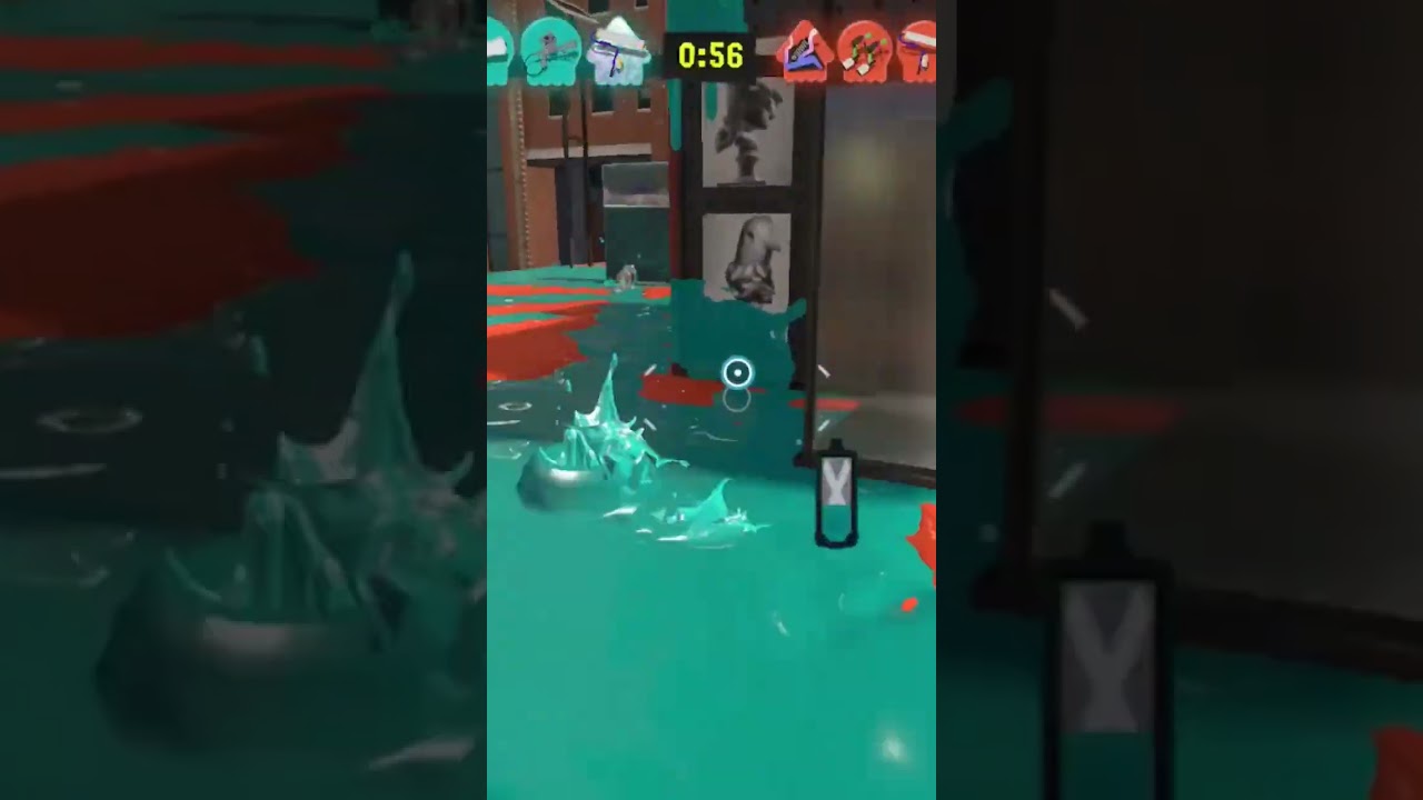 Evading Rollers Again 😏 #splatoon3 #strategy #highlights