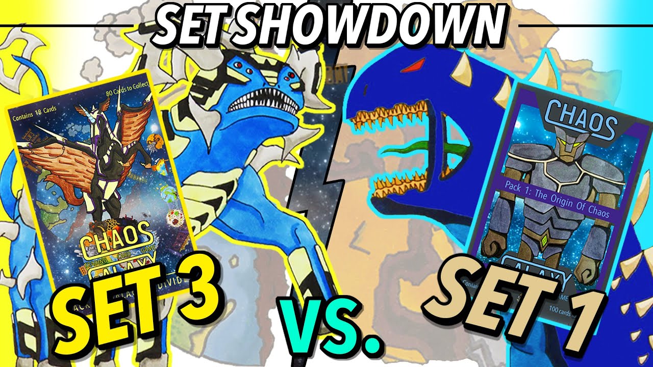 Set 1 vs Set 3 Battle - Chaos Galaxy TCG Set Showdown! Ep 1