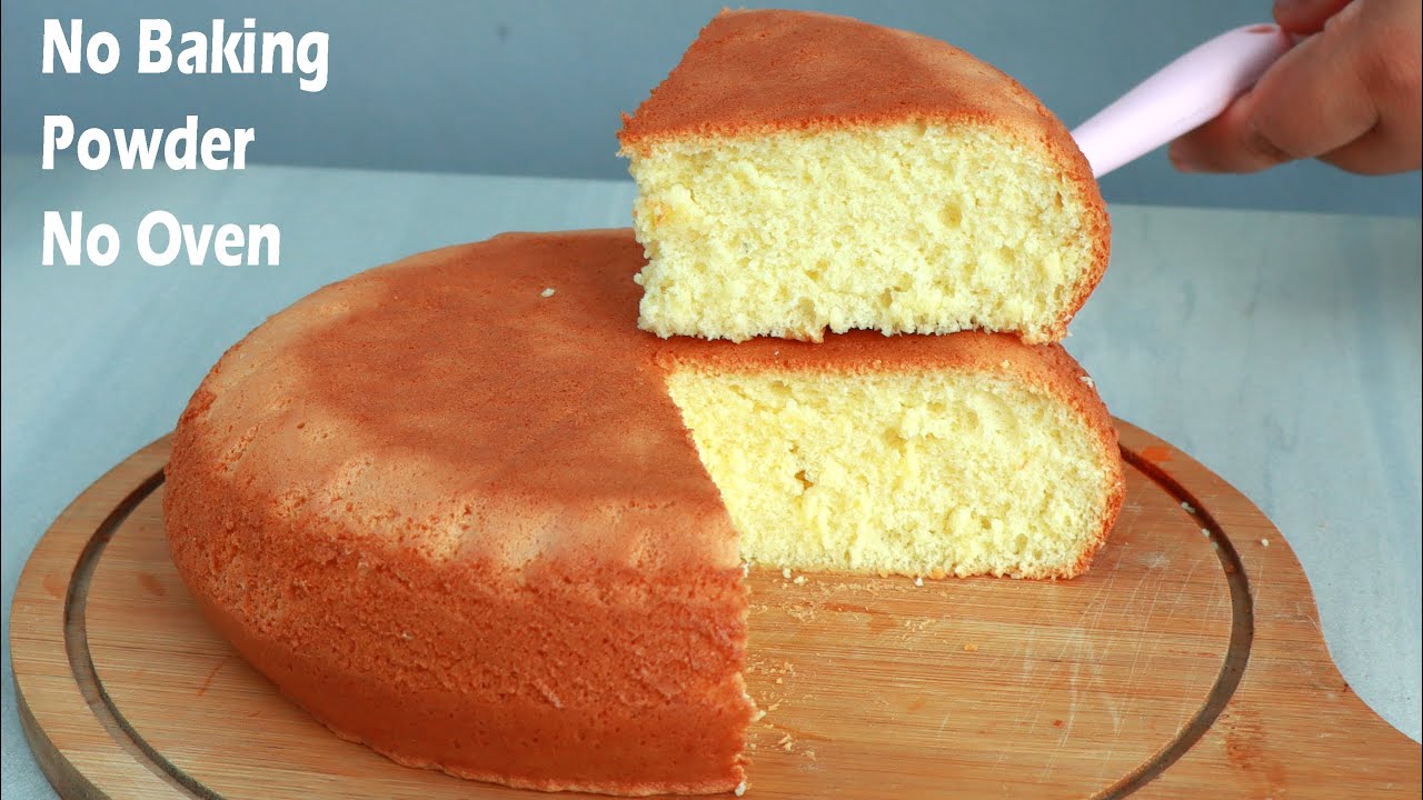 বেকিং পাউডার ছাড়া চুলায় ভ্যানিলা কেক। Simple Vanilla Cake | Easy Cake without Oven & Baking Powder