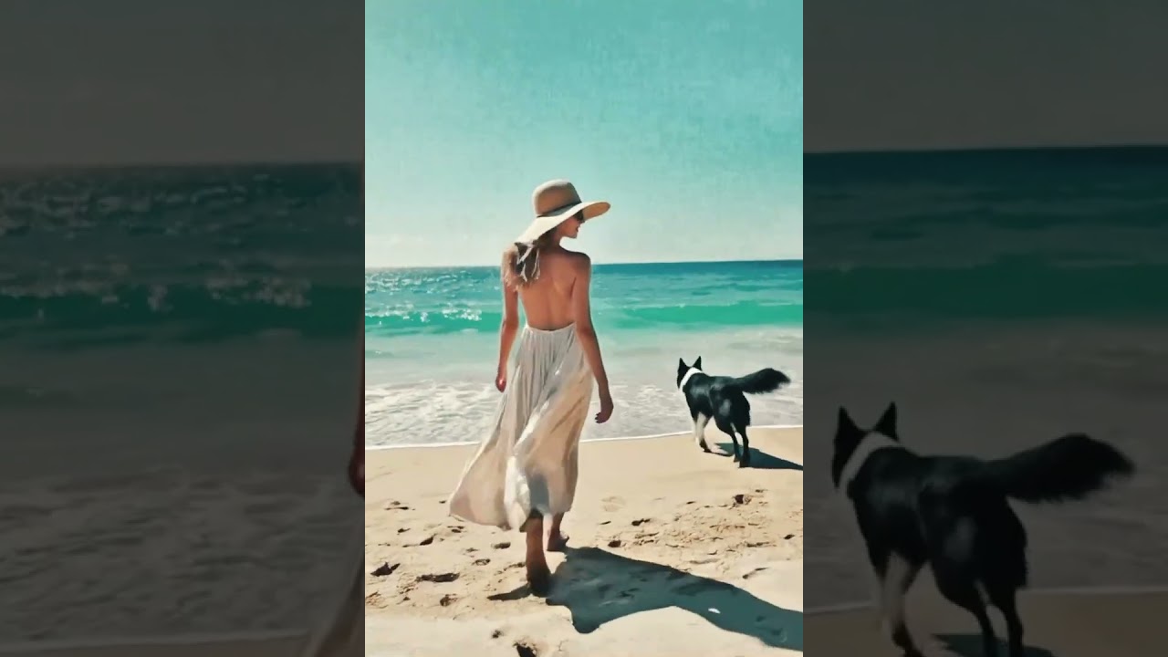 Barefoot in the sand