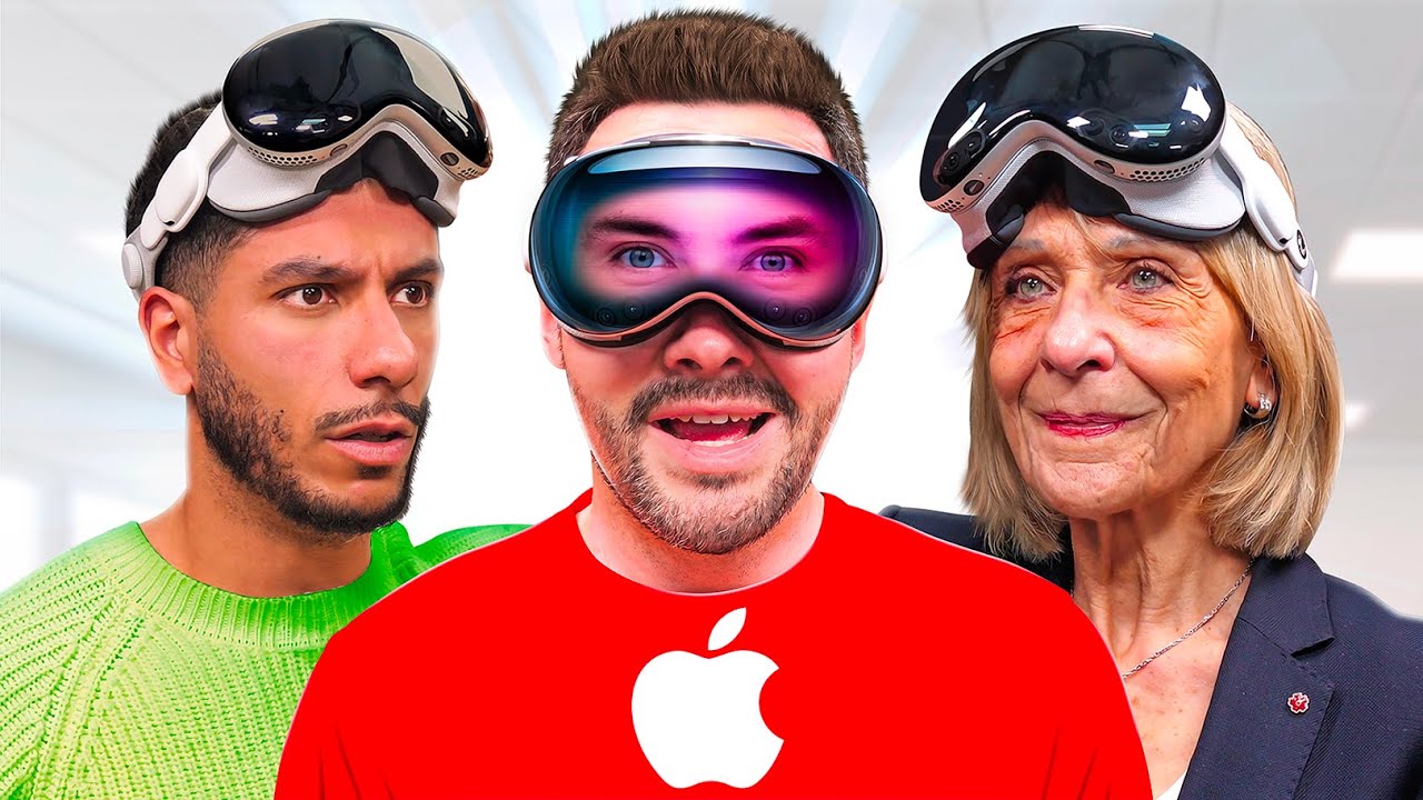 Les Fran&ccedil;ais test l'Apple Vision Pro pour la 1&egrave;re fois !