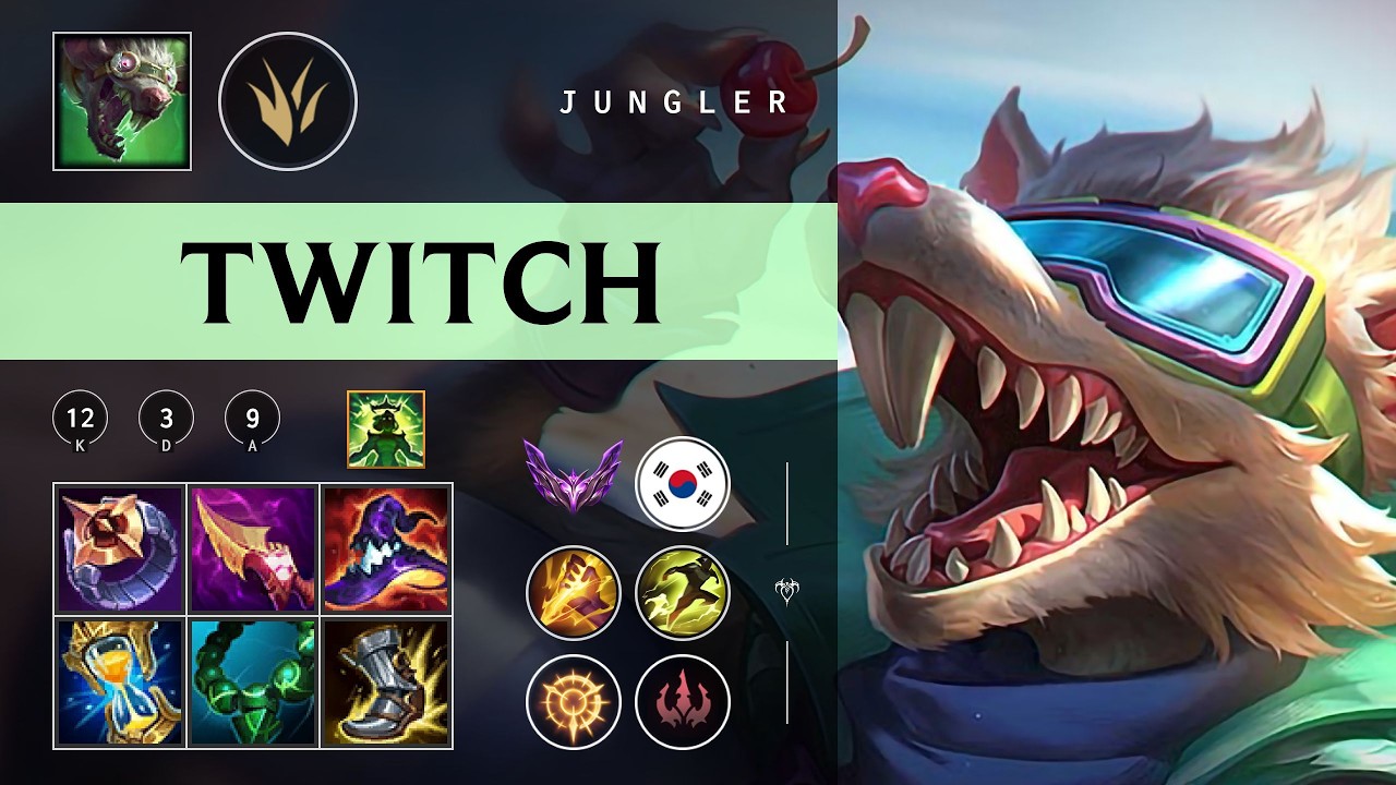 Twitch Jungle vs Ekko - KR Master Patch 26.05