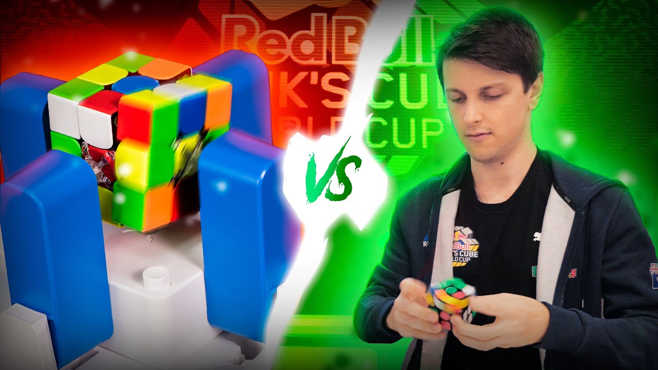 Робот Спидкубер VS мировой рекордсмен Феликс Земдегс | Кто соберет кубик Рубика быстрее