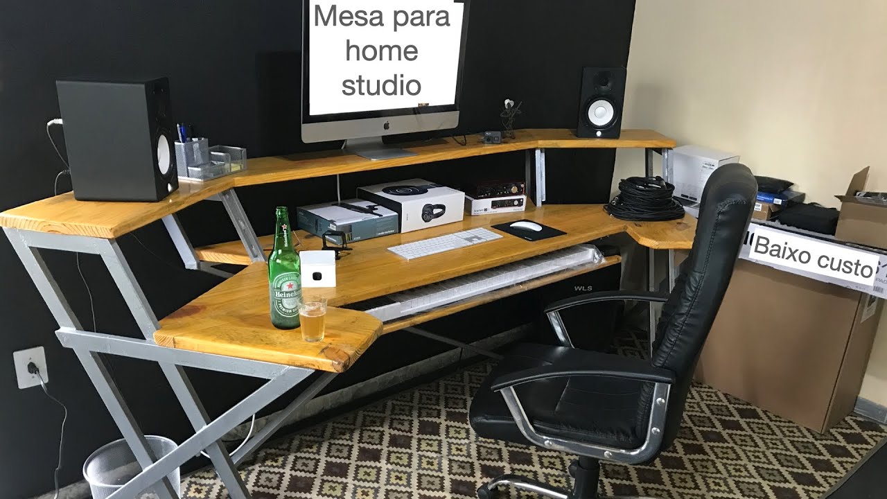 (passo a passo) mesa home studio baixo custo