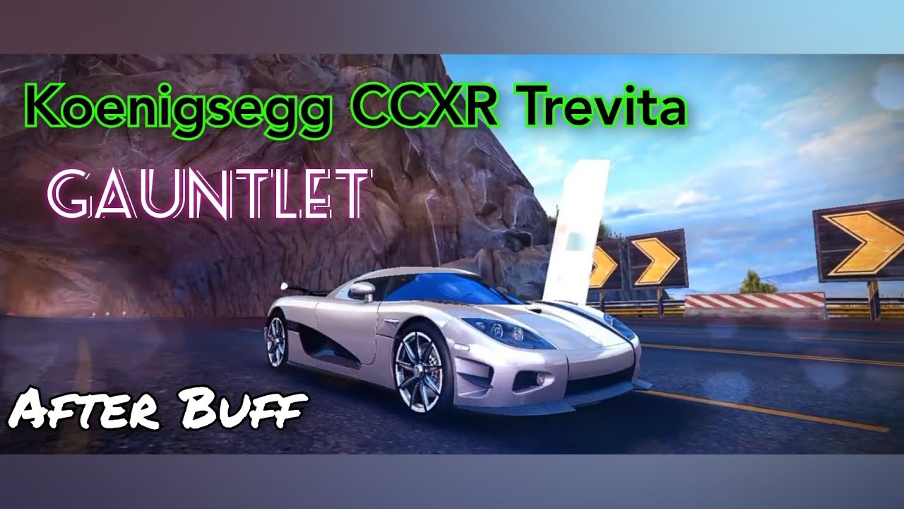 Asphalt 8 | Gauntlet races with Koenigsegg CCXR Trevita😱