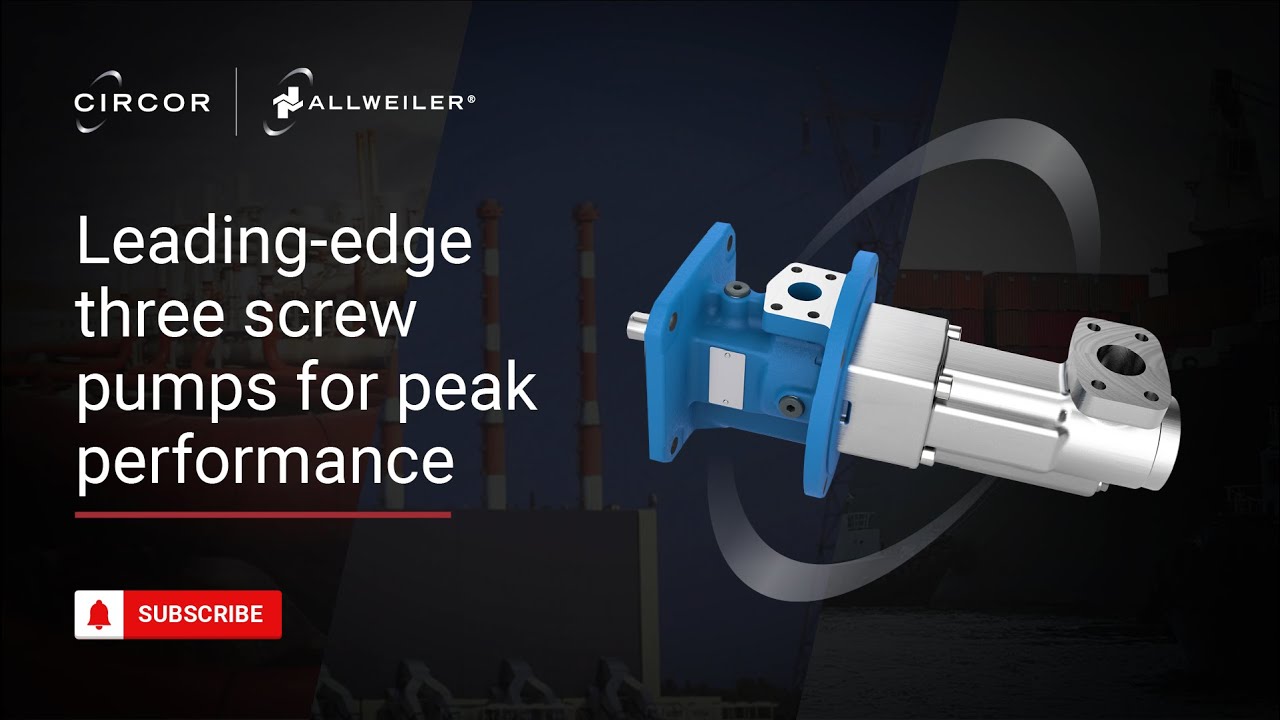 Allweiler EMTEC-C, the next-generation triple screw pump for enhanced durability and efficiency