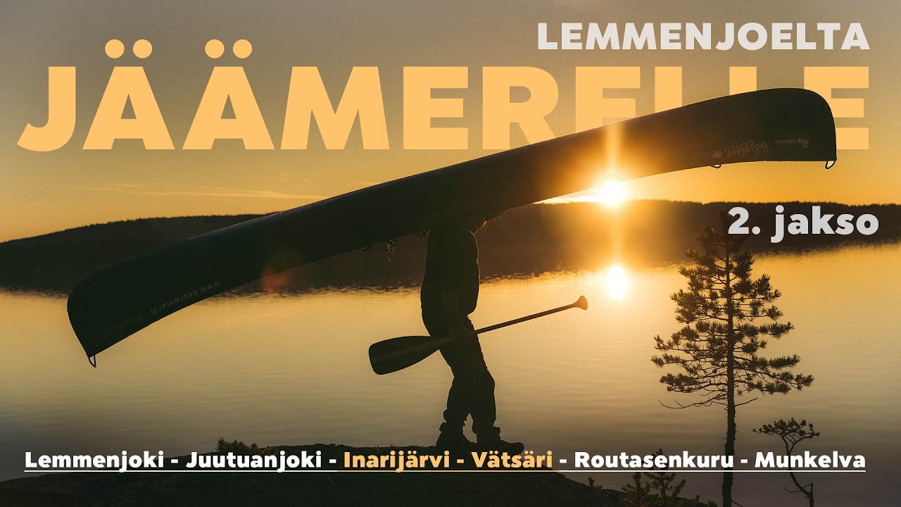 21 Päivän Vaellus Lapissa | OSA 2: Inarijärvi ja Vätsärin Erämaa [ENG SUB]
