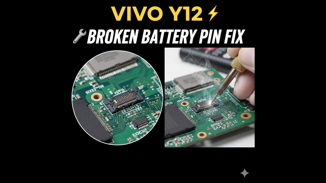Vivo Y12 / Y15 Battery Connector FPC Replacement | Motherboard Repair