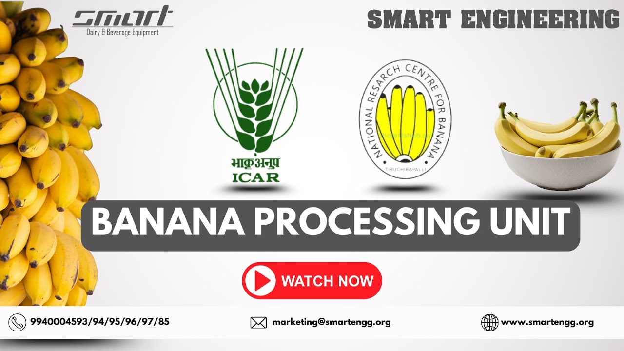 Banana Processing Unit | Smart Engineering #icar #banana #research #researchinstitute #pround