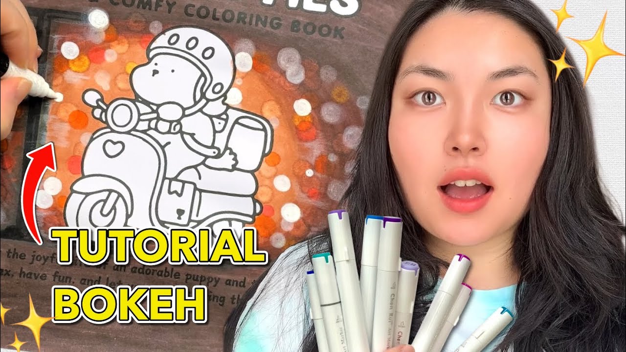 Tutorial do efeito viral BOKEH | Pintando Cozy Cuties