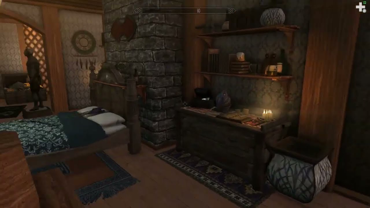 Обор на мод Lake Ilinalta Retreat - небольшой дом игрока и одного спутника у озера