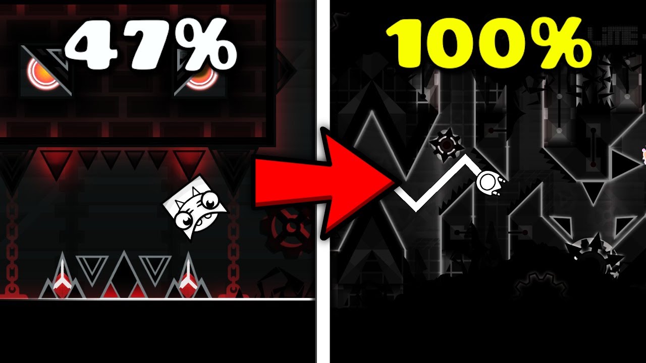 The BEST FLUKES on the Top 10 Hardest Levels in Geometry Dash...