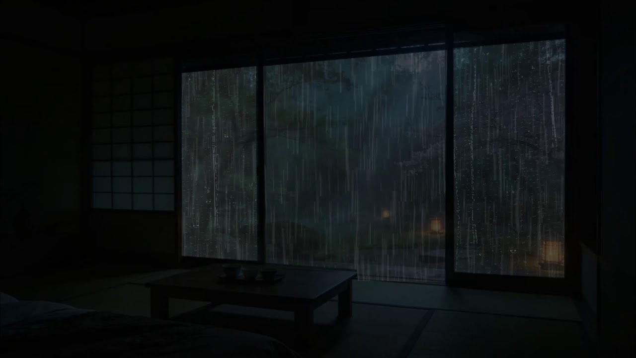 Gentle Spring Garden Rain Sounds 🌧 | Deep Tranquil Night for Restful Sleep & Stress Relief #3T