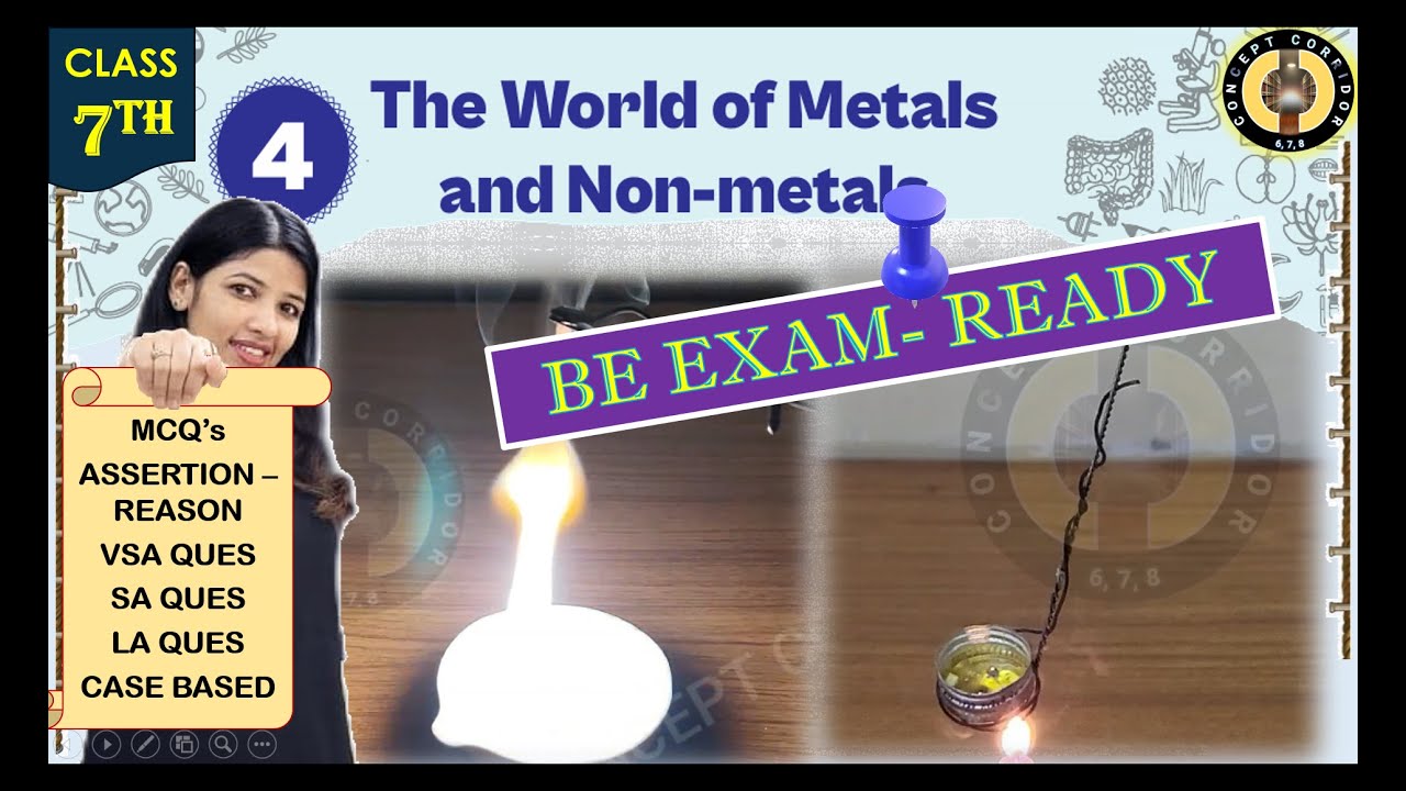 Important Questions | World Of Metals And Non Metals | Chapter 4 Class 7 Science Curiosity