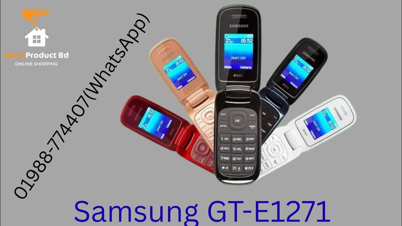 Samsung GT-E1272 folding phone unboxing Video review 2025 #amazingsamsung #Oldphonesamsung