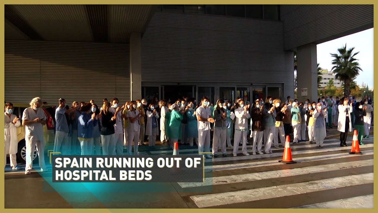 Spain running out of hospital beds