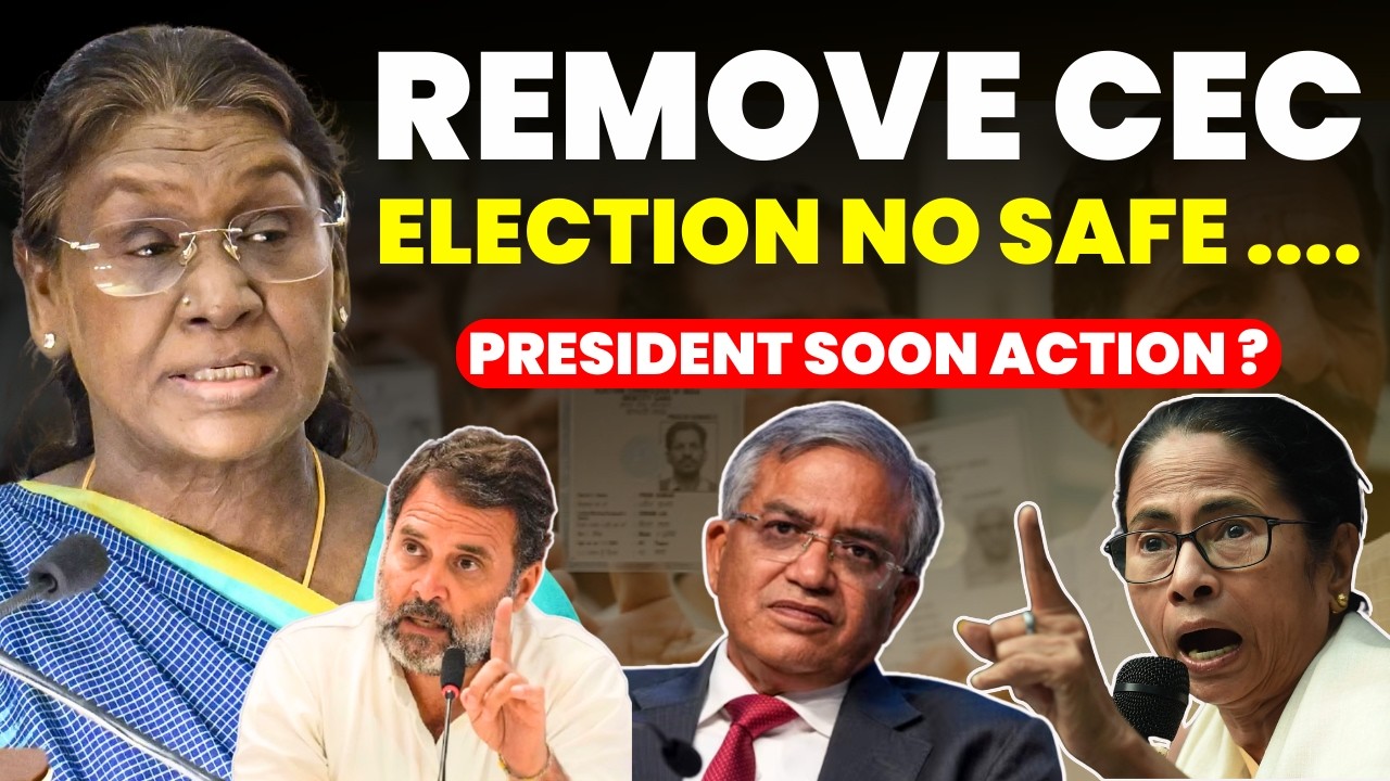 REMOVE ELECTION CHIEF .....ELECTION NO SAFE ? PRESIDENT SOON ACTION ? #election  #presidentofindia