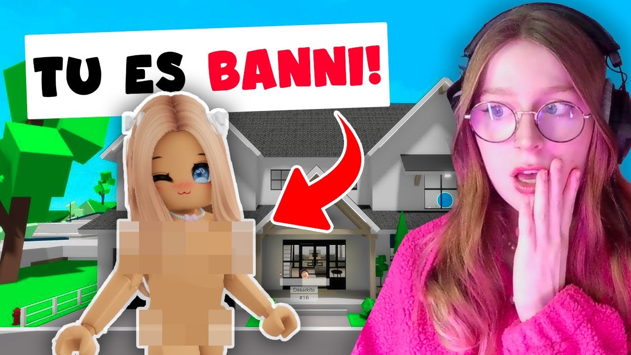 Je me fais BANNIR sur BROOKHAVEN ? Roblox