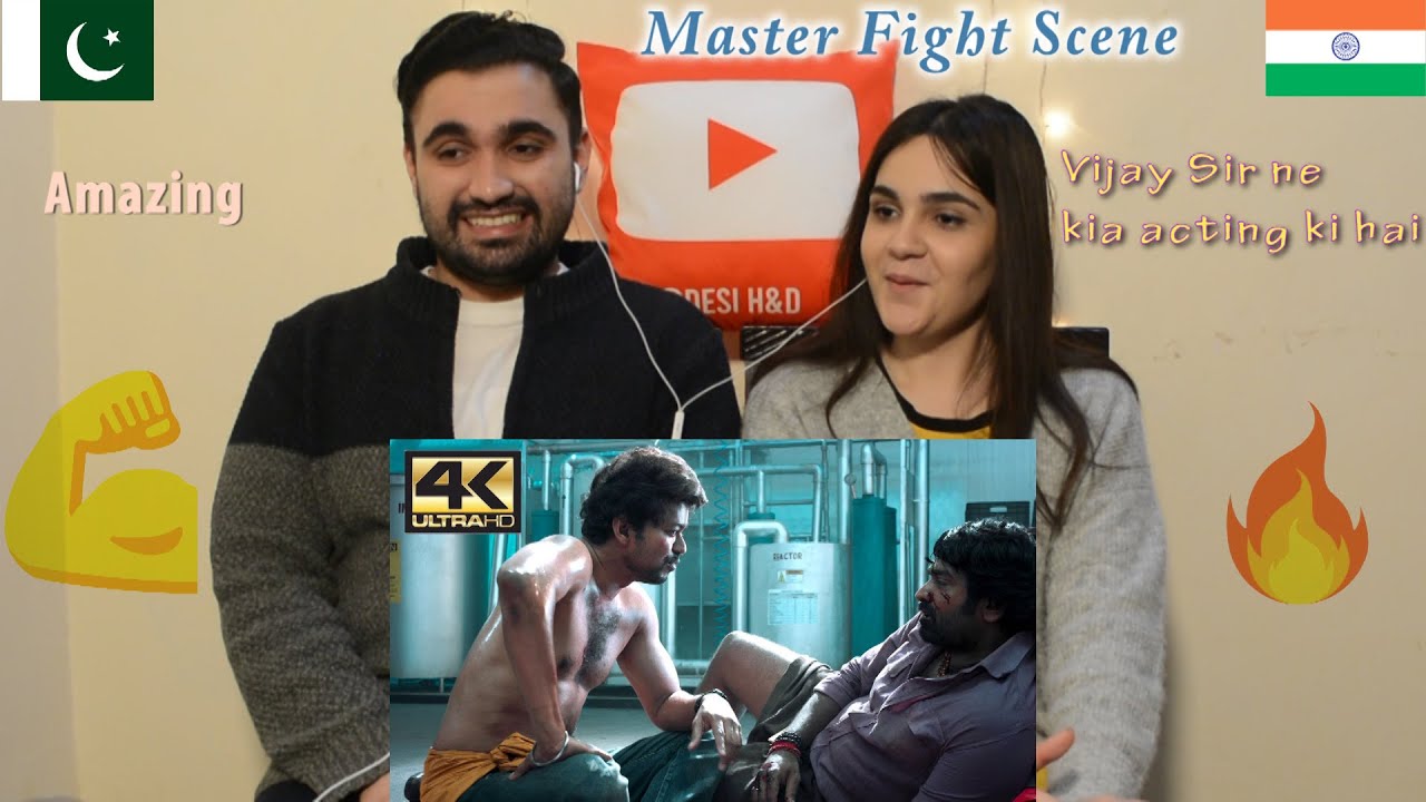 Pakistani reaction to Master Climax Fight Scene | Thalapathy Vijay Action | Desi H&D Reacts