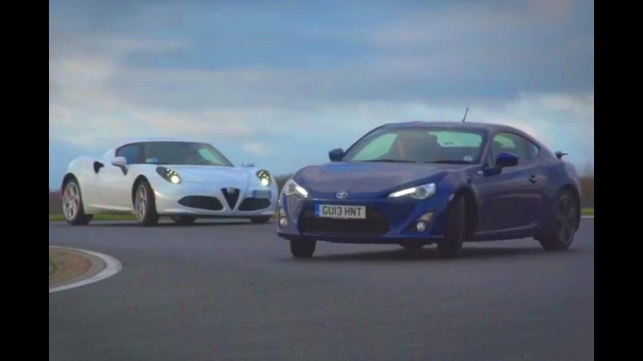 Alfa Romeo 4C против Porsche Cayman против Toyota GT86 / Scion FT86 — соревнование спорткаров
