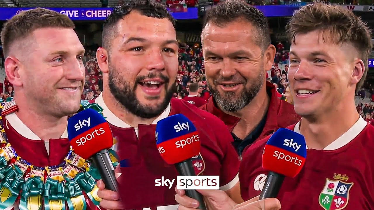 IMMEDIATE Lions player reaction to series win in Australia 🦁