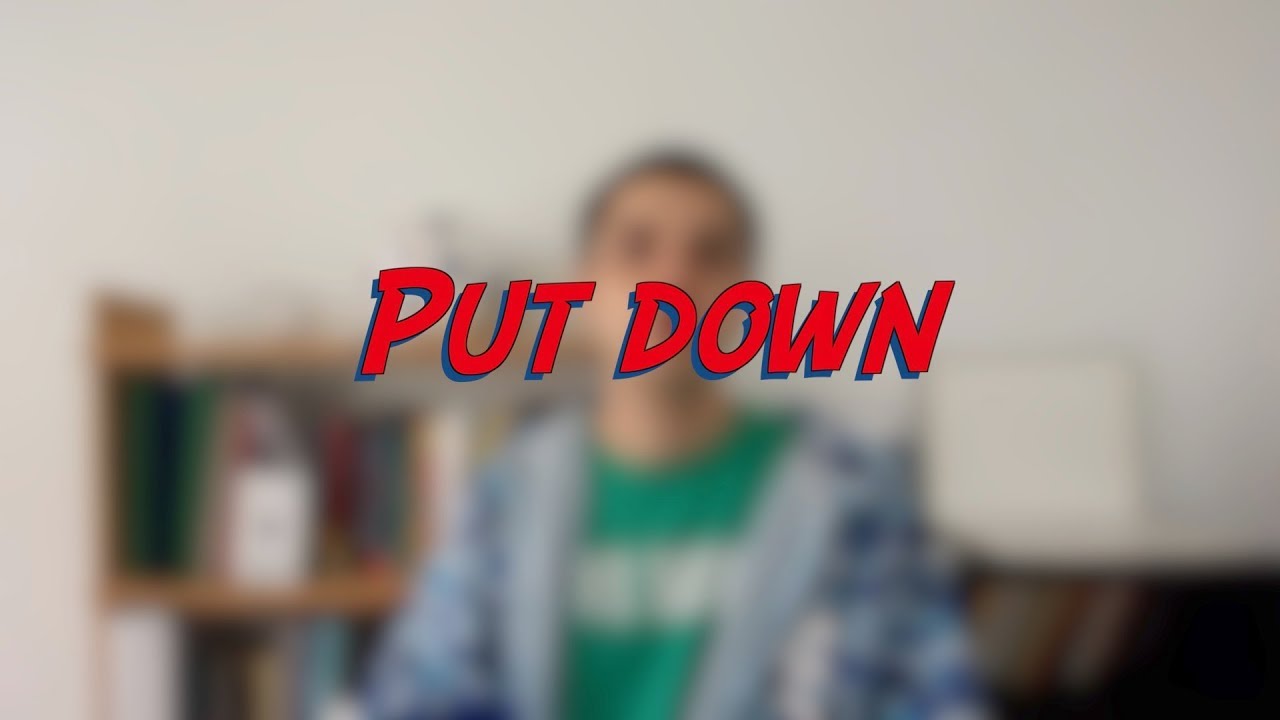 Put down - W51D6 - Daily Phrasal Verbs - Learn English online free video lessons