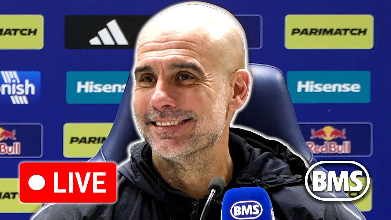 🔴 LIVE | Pep Guardiola and Daniel Farke  | Leeds 0-1 Man City