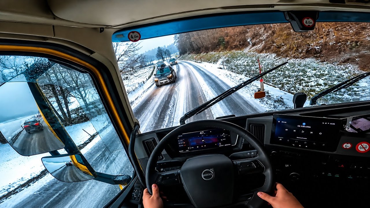 POV Truck Driving | Heavy Snow ❄️ in Austria 🇦🇹