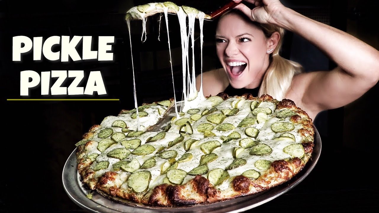 Pickle Pizza Mukbang! | QC Pizza | Twin Cities
