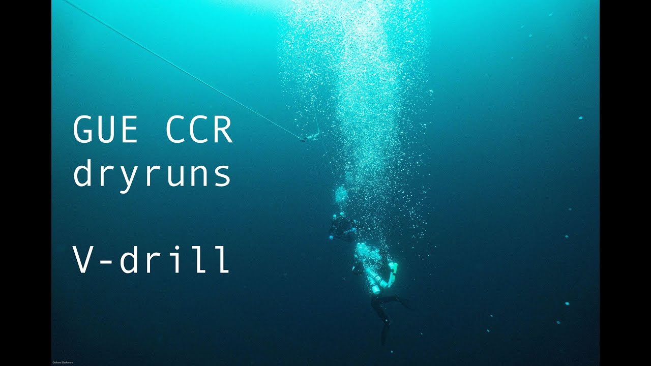 Field drill of a valve drill on GUE CCR