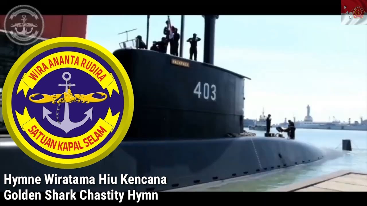 Indonesian Military Song - Hymne Wiratama Hiu Kencana(Submarine Squadron Hymn) - RAO Channel
