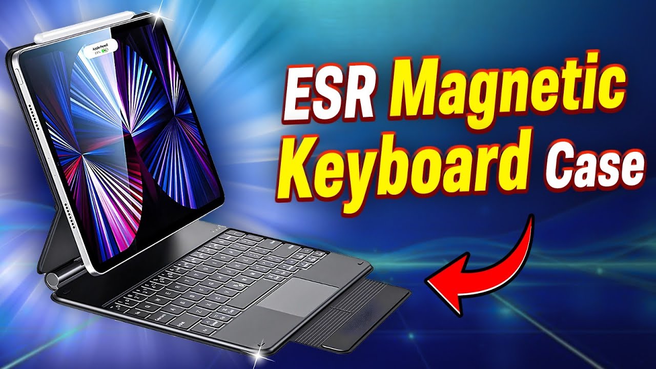 This Turns an iPad Into a Real Laptop (And I Can’t Go Back) | ESR Magnetic Keyboard Case 360